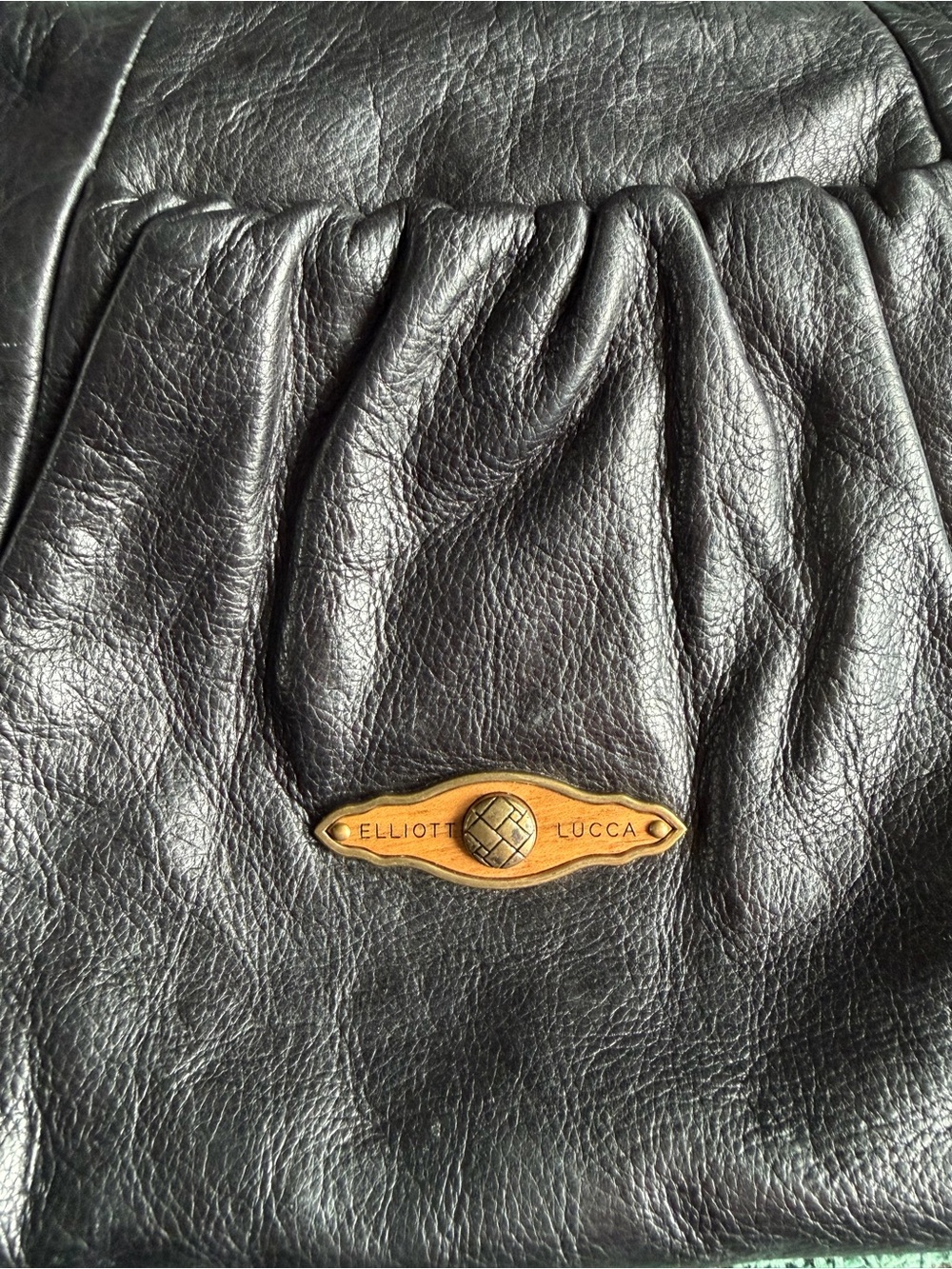 🌟Elliott Lucca Y2K black pebbled leather authentic hobo bag - Picture 9 of 9
